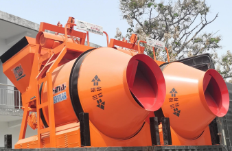 2臺JZM500攪拌機發往甘肅